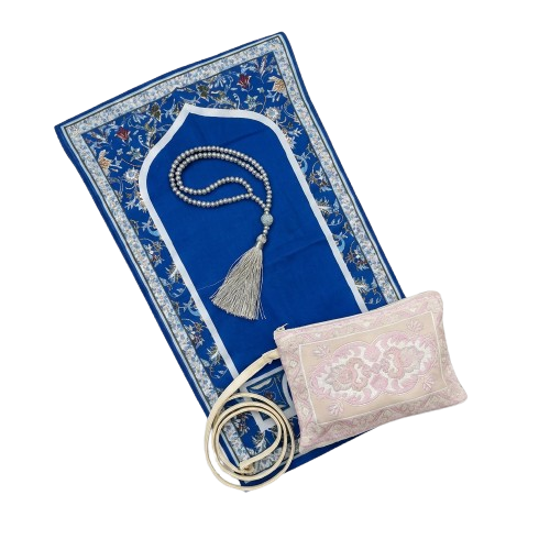 Prayer mat Tasbeeh and carrying pouch